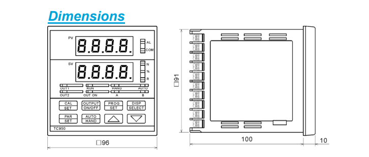 TC950 Controller Diagram